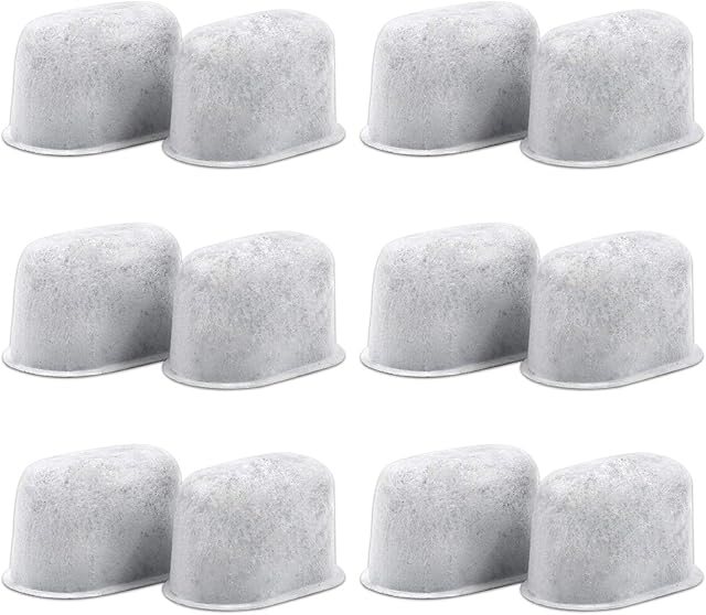 Chnaivy 12 Pack Compatible Charcoal Water Filter Replacements for Breville BWF100 Coffee Machine Water Filter Replacements