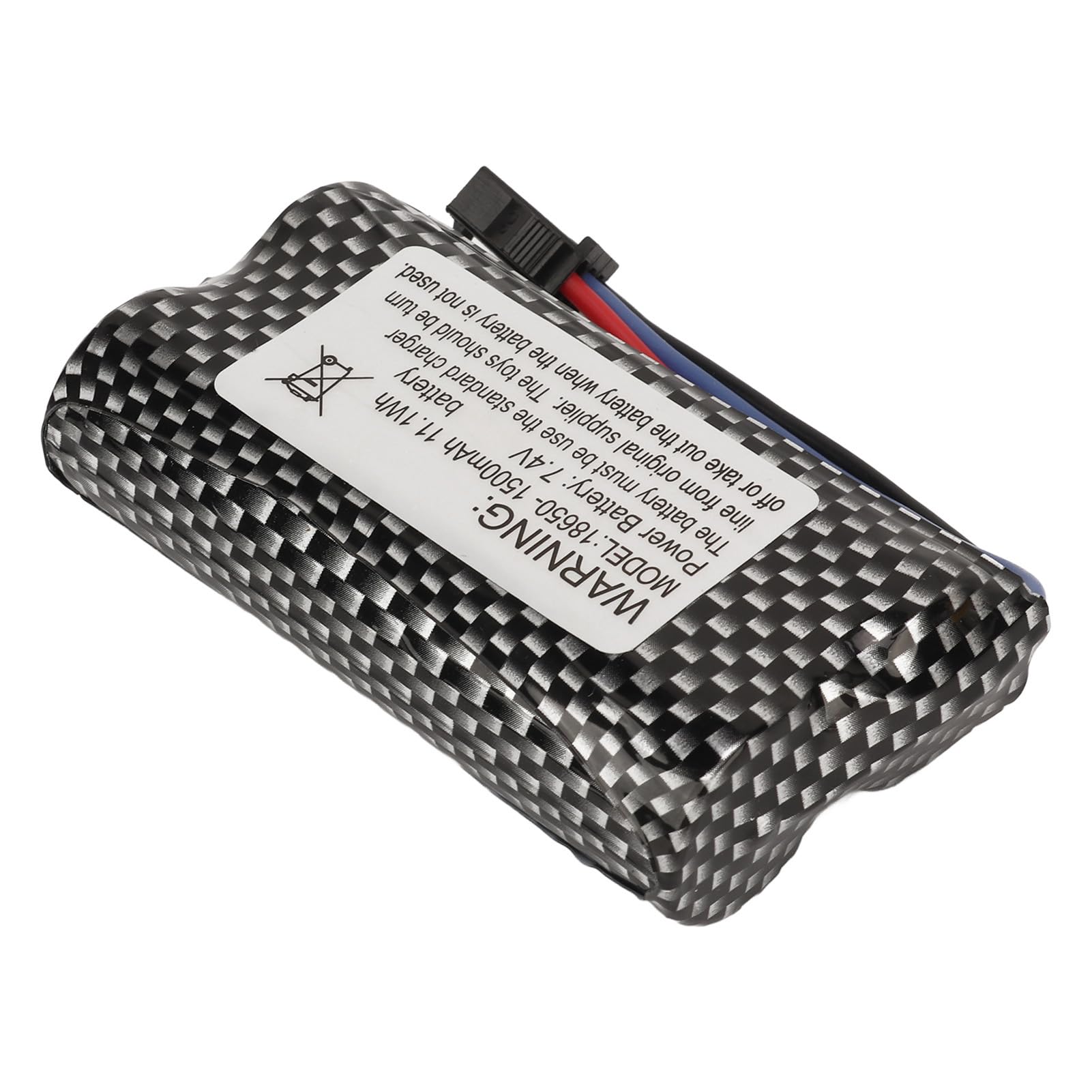 Gonetre RC Lipo Batterie Haute capacité 1500mAh 7,4 V Batterie en Polymère de Lithium Durable de 7,4 V avec des Véhicules à Télécommande RC Crawler