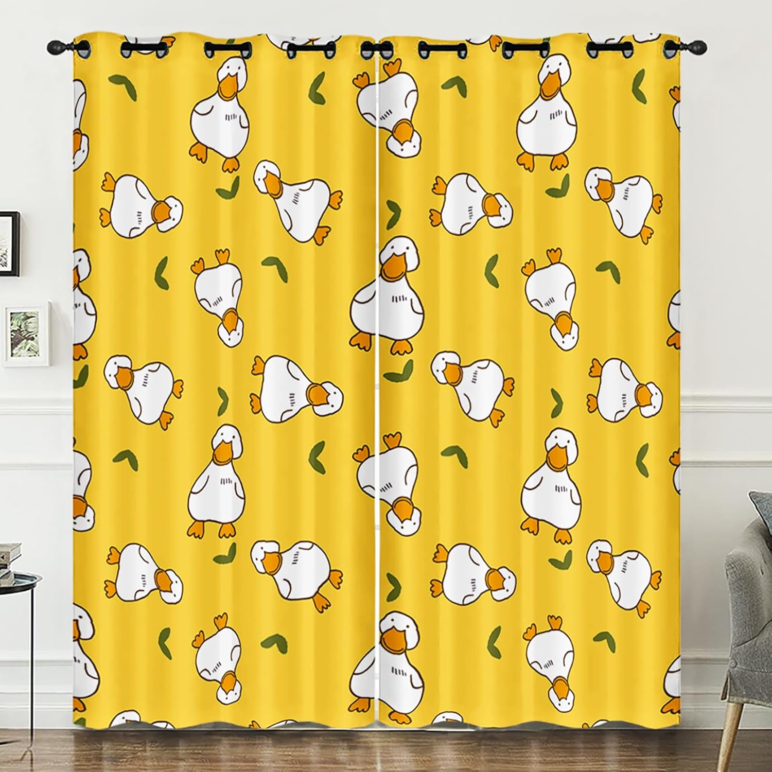 Axolotl Racing Car Curtain for Bedroom,Cool Speed Race Car Window Drapes for Boys Girls Teens Bedroom Living Room,Racing Car Arrive at Finish Window Treatments 2 Panels for Men Adults 52" x 63"