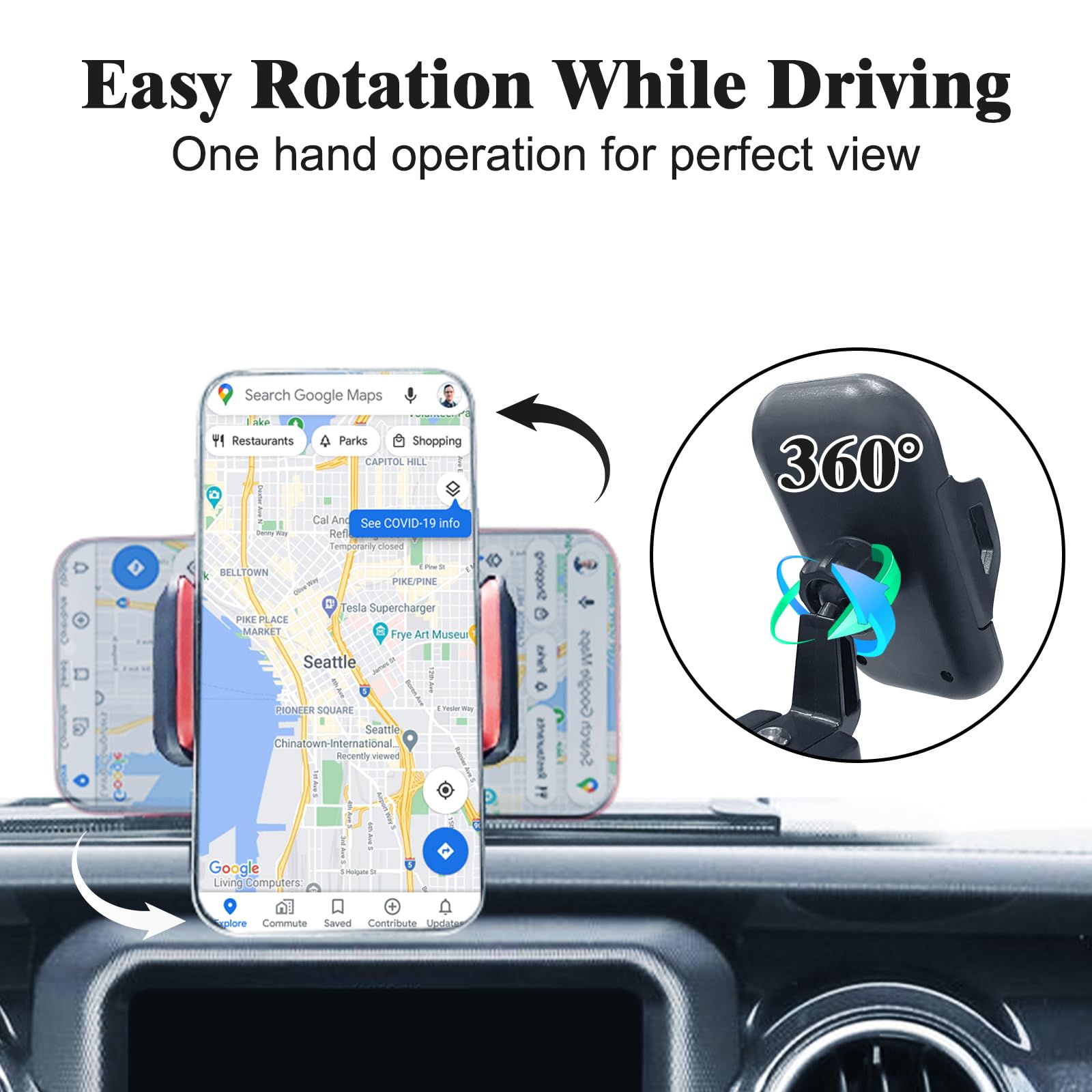 Vassoio Organizzatore Per Console Centrale | Supporto Per Cellulare | Jeep Wrangler JL E Gladiator JT (2018-2022)