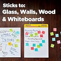 Vista 6 de Post-it Super Sticky Easel Pad 25 in x 30 in White 30 Sheets/Pad 2 Pad/Pack Large White Premium Self Stick Flip Chart Paper Super Sticking Power
