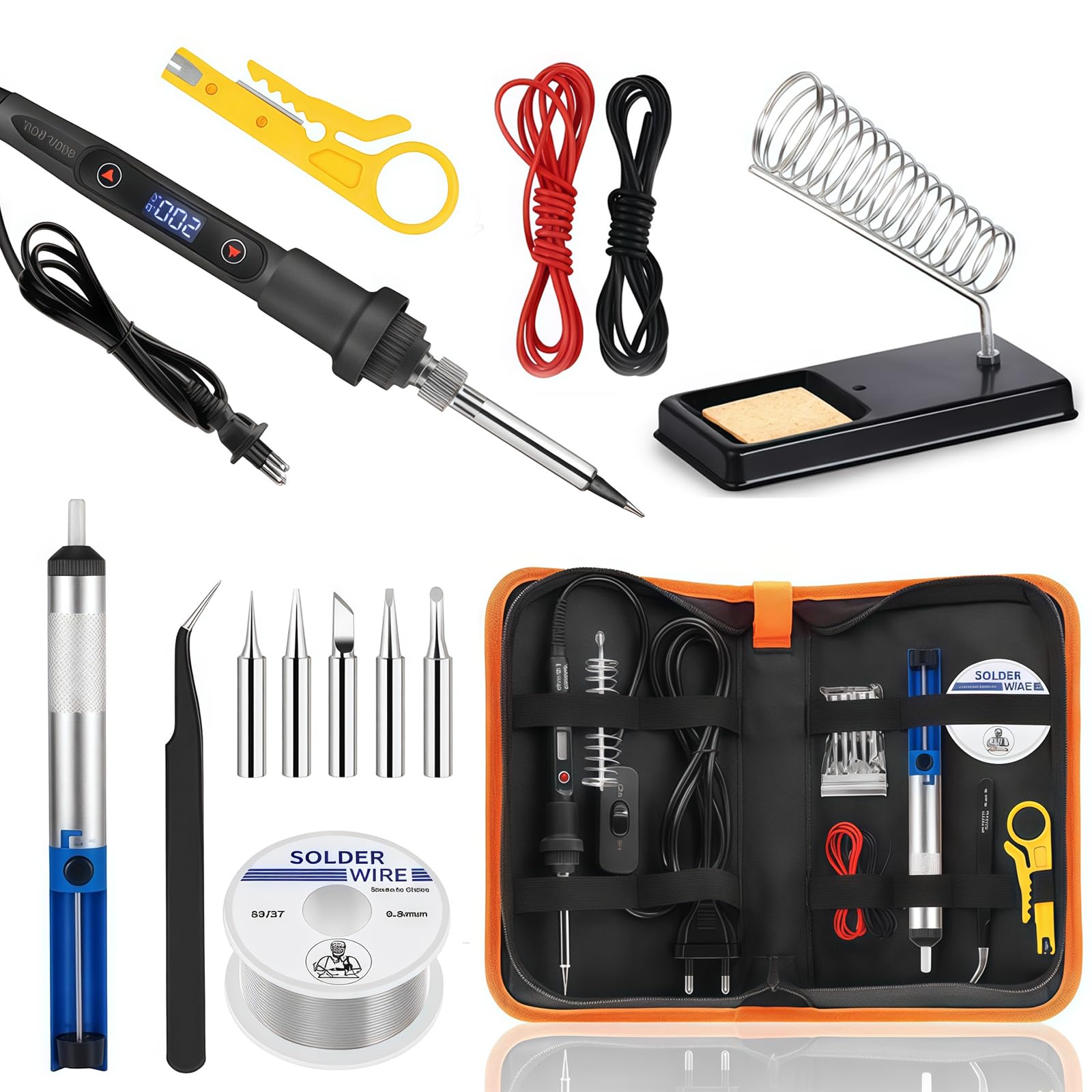 K saldatore elettrico digale da 80 W Set Stazione di