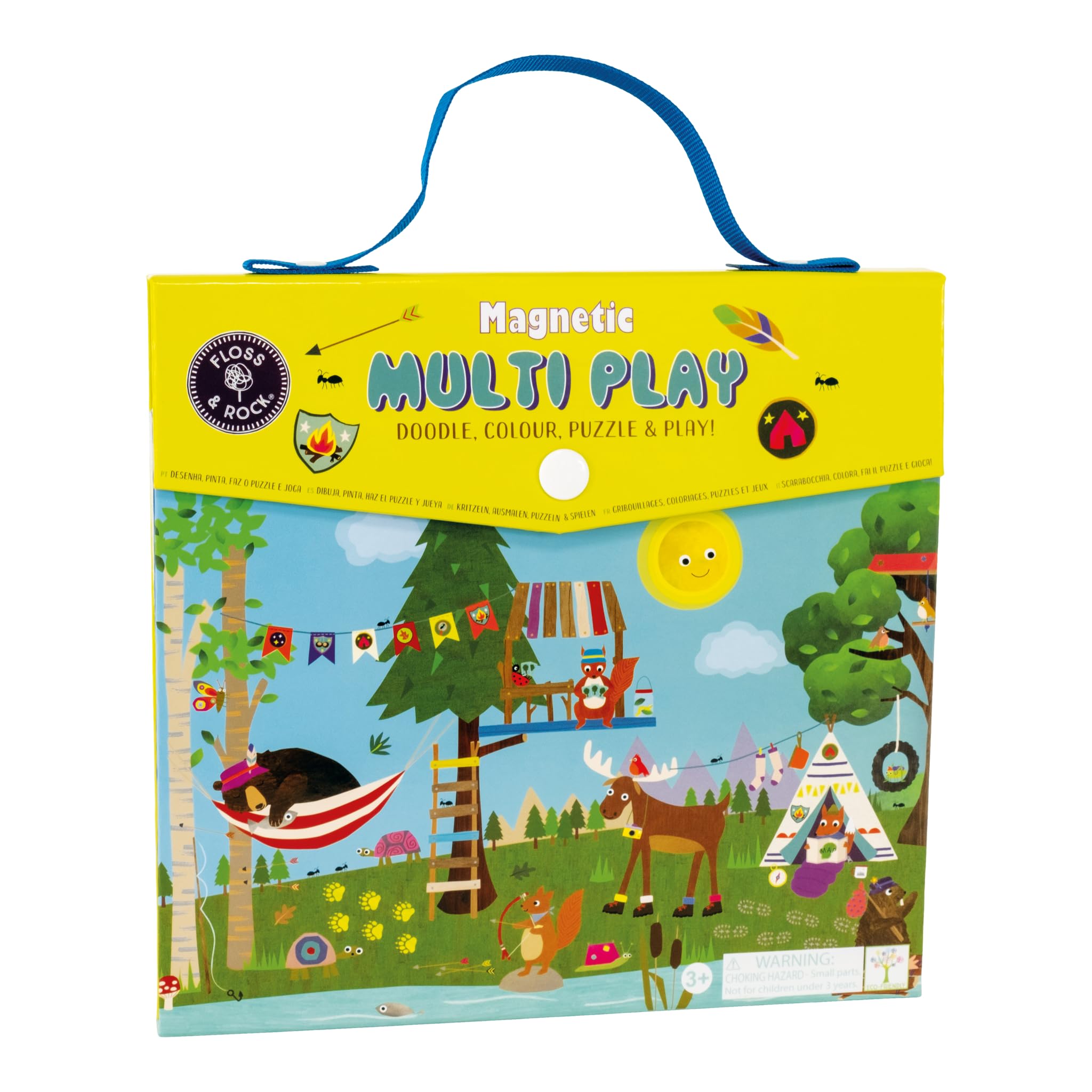 Floss & Rock Magnetic Multi Play Educational Activities for Kid