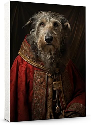 Miniatura 1056 de Thuan Chow Chow Retrato de mascota con disfraz real de perro en un disfraz retrato de perro con vestimenta Retrato medieval de mascota retrato