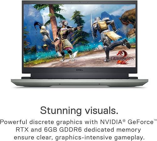 Vista 17 de Dell G15 5520 - Laptop para juegos de 15.6 pulgadas, pantalla FHD de 120 Hz, Intel Core i7-12700H, RAM DDR5 de 16 GB, SSD de 512 GB, NVIDIA RTX 3060