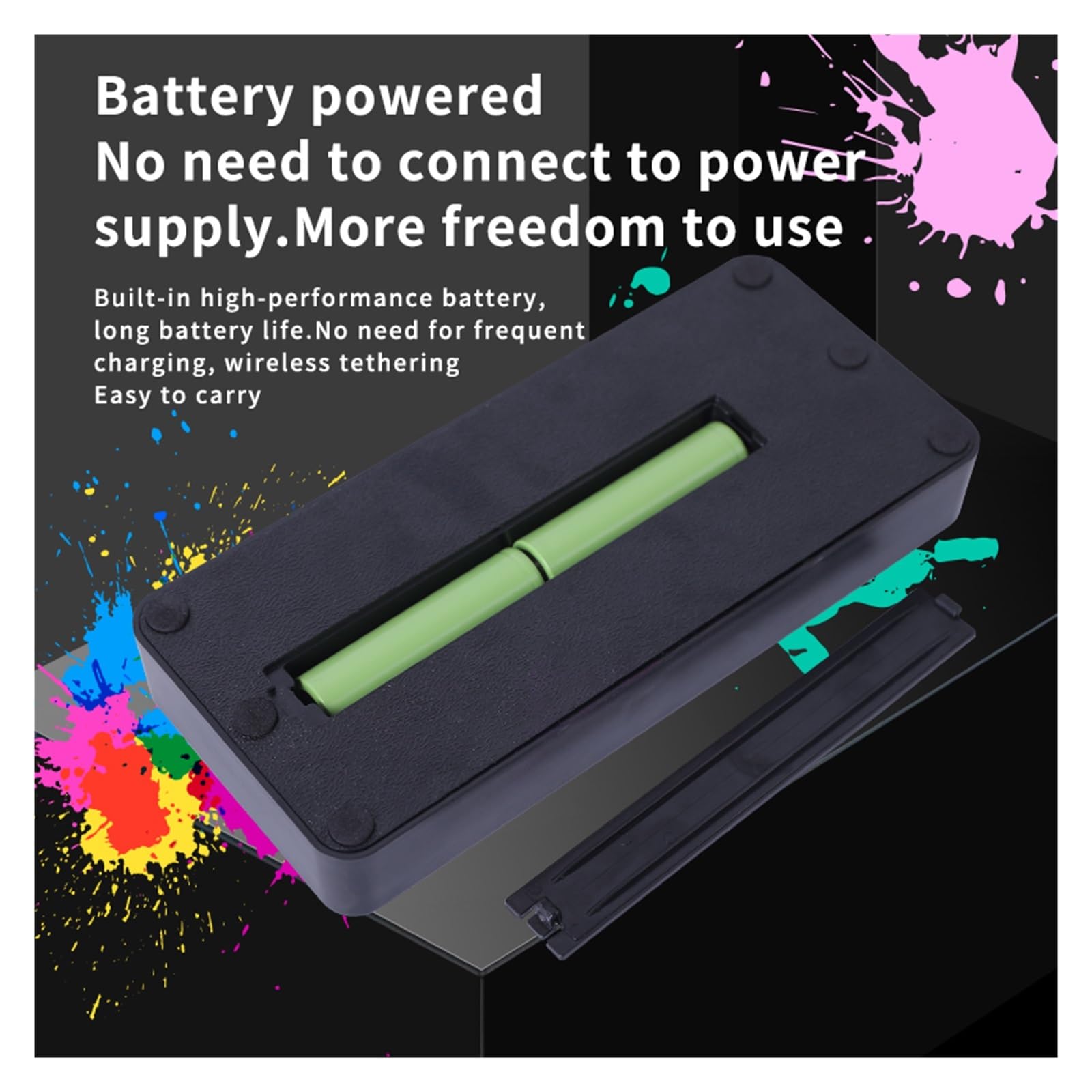 Agitatore da Laboratorio, Miscelatore di inchiostro alimentato a batteria con agitatore magnetico for pigmenti for tatuaggi
