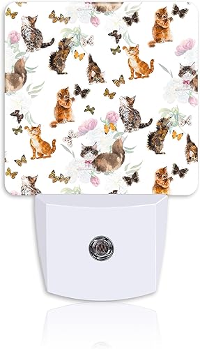 Vista 9 de Luz nocturna para niños, niñas, niños, peces submarinos, coral, luz nocturna LED enchufable a la pared con sensor de atardecer a amanecer para Peces