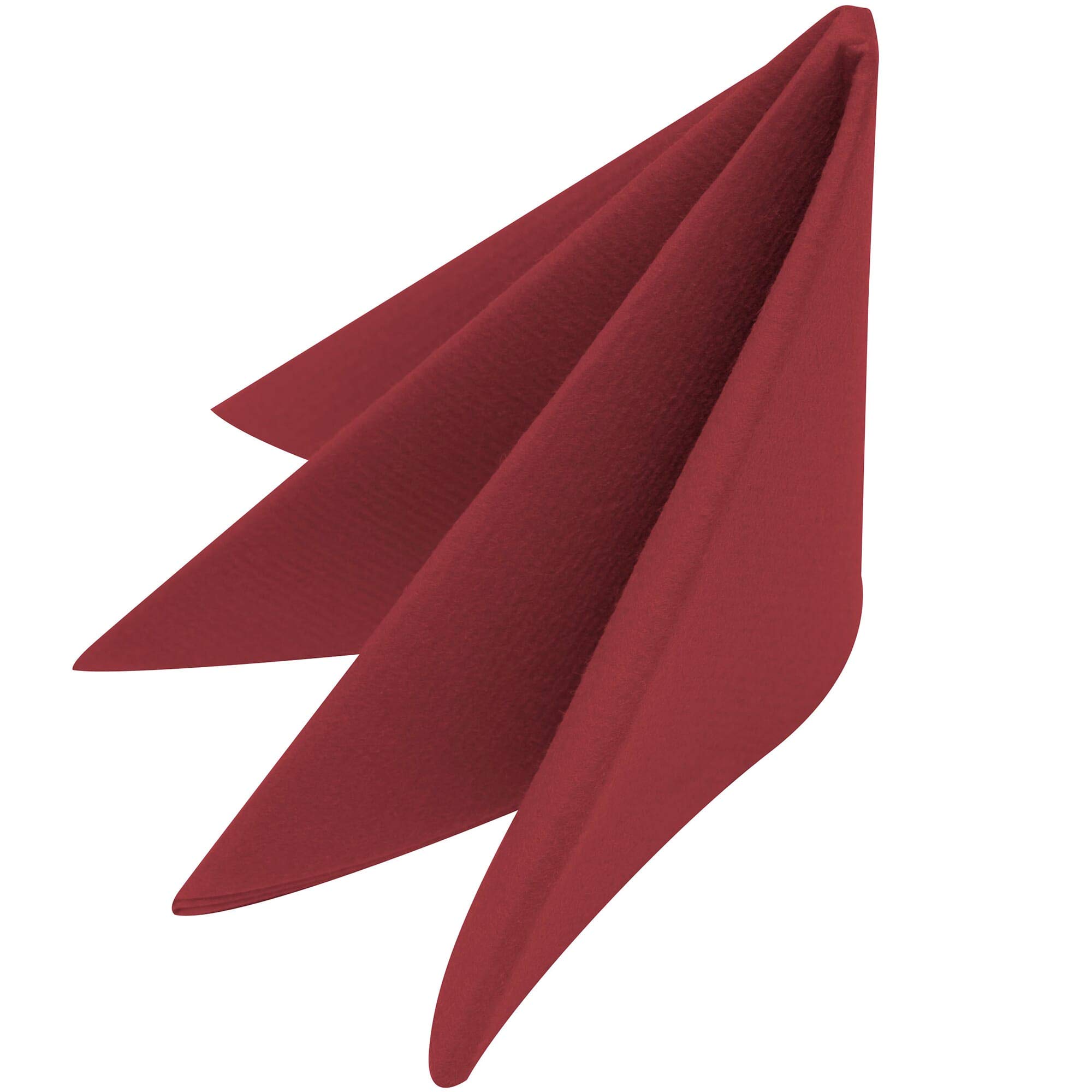 Swansoft Burgundy Napkins 40cm - Pack of 50 | Disposable Napkins, Party Napkins, Paper Napkins, Dinner Napkins, Swantex Napkins - Great Alternative to Linen
