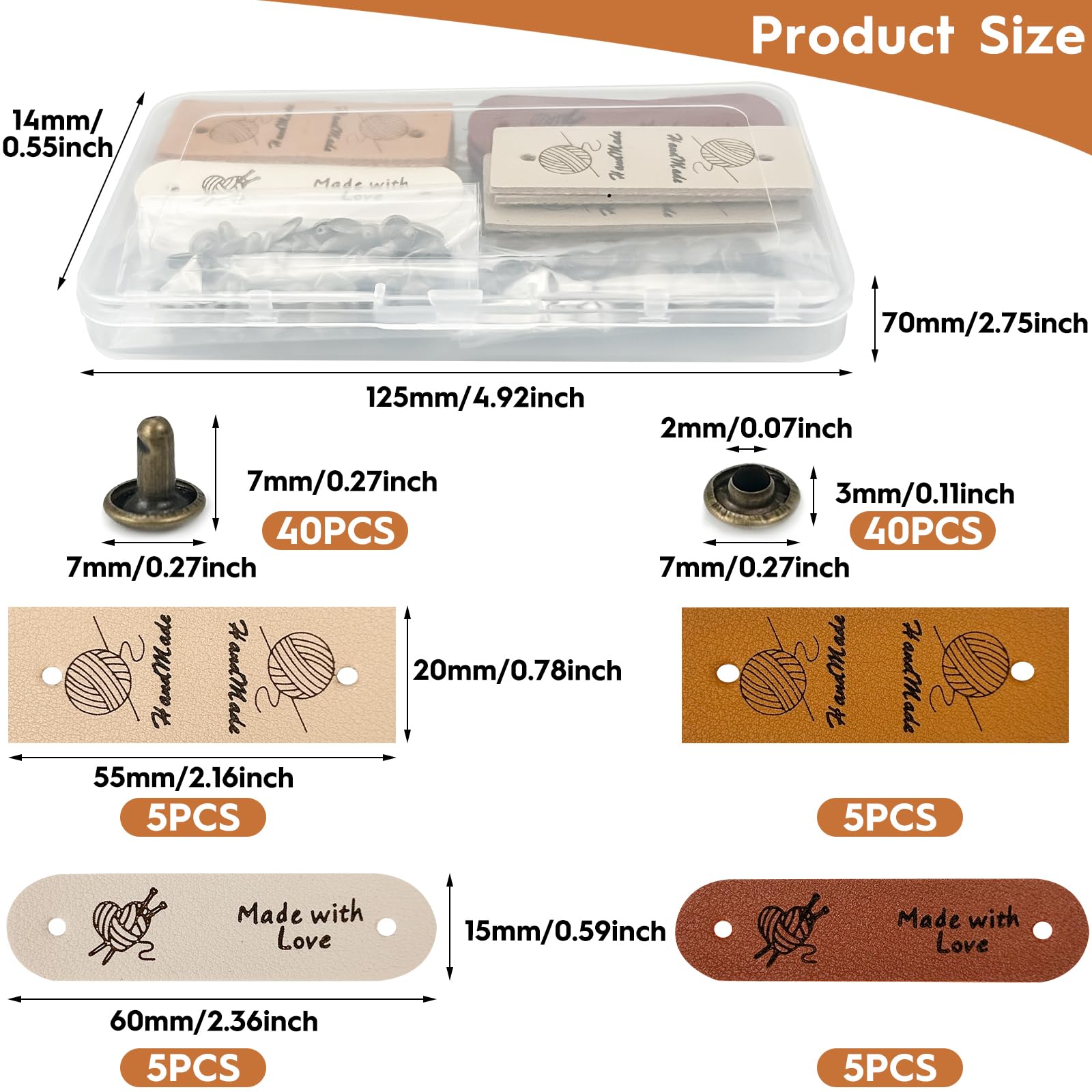 ETIQUETTE,09--Étiquettes En Cuir Faites à La Main Pour Vêtements, 20 Pièces, Avec Amour, Pour