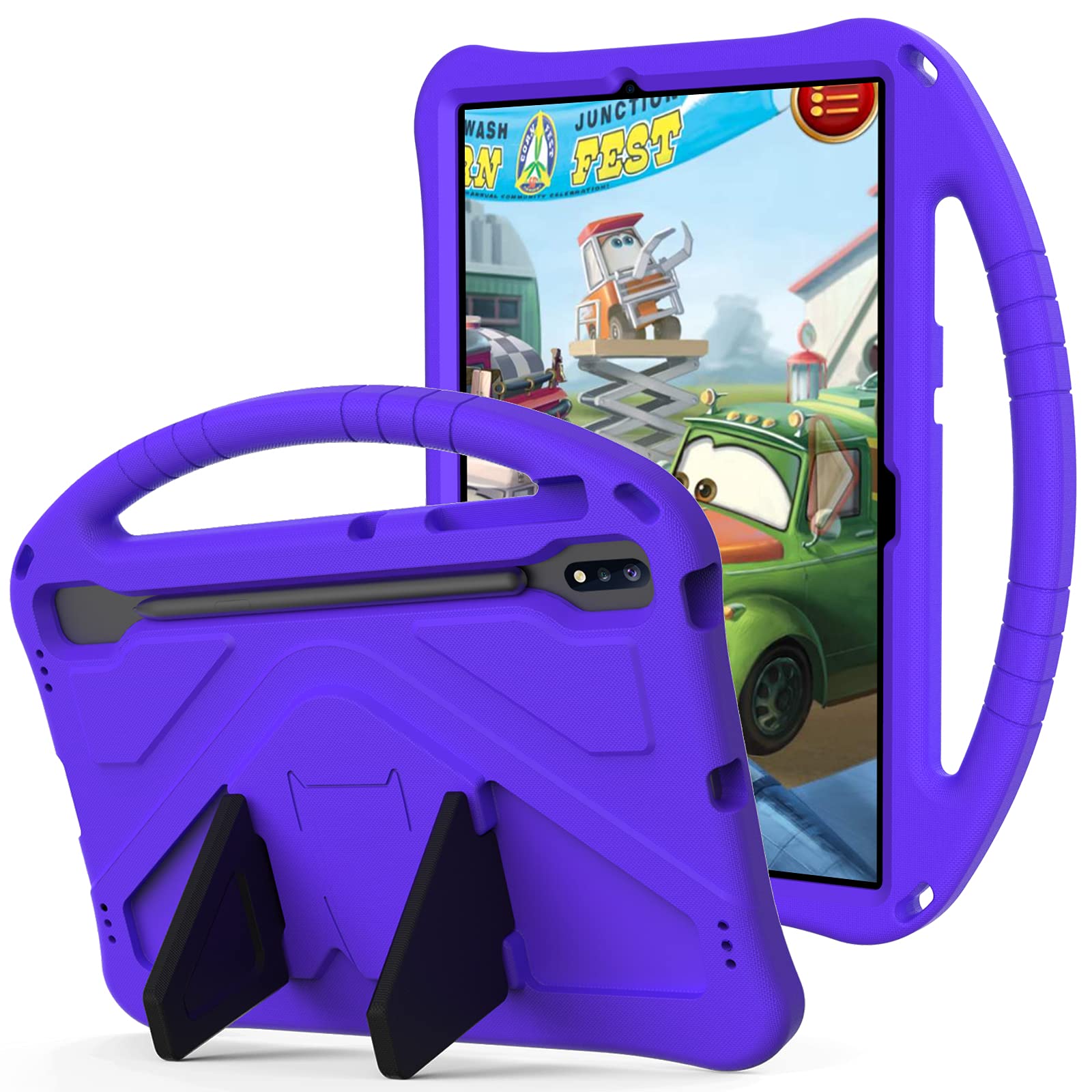Etui Galaxy Tab S9 FE Plus SM-X616 léger protection enfant robuste - 7