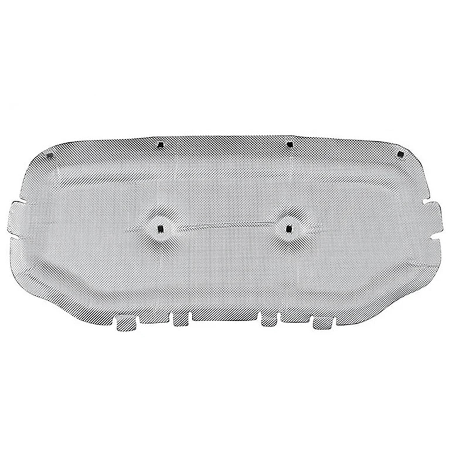 Himwqfuh Silver Car Hood Insulation Pad For Vw For Jetta Vs5 2019 Auto Front Engine Soundproof Cotton Full Aluminum Foil Engine Sound Insulation Pad Mat