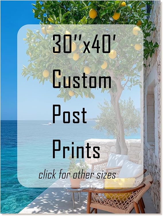 GZZFXXD Personalized Custom 30''x40'' Canvas Prints with Your Photo/your Image Large Wallart Wall Decor for Bedroom Dining room Living room Children's room(Unframed)