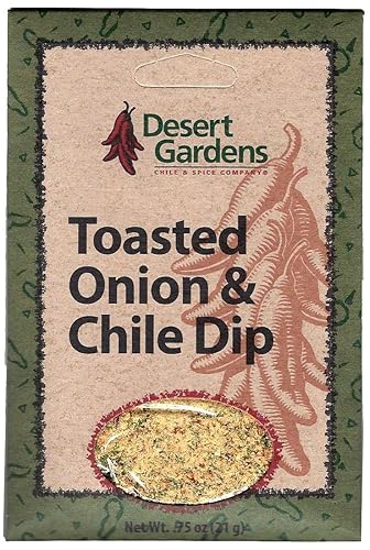 Desert Gardens Mezcla de cebolla tostada y chile (paquete de 4)