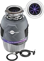 InSinkErator Evolution 1.0HP LED Garbage Disposal - Quiet 1HP Motor, Antimicrobial LED Flange, Easy Install