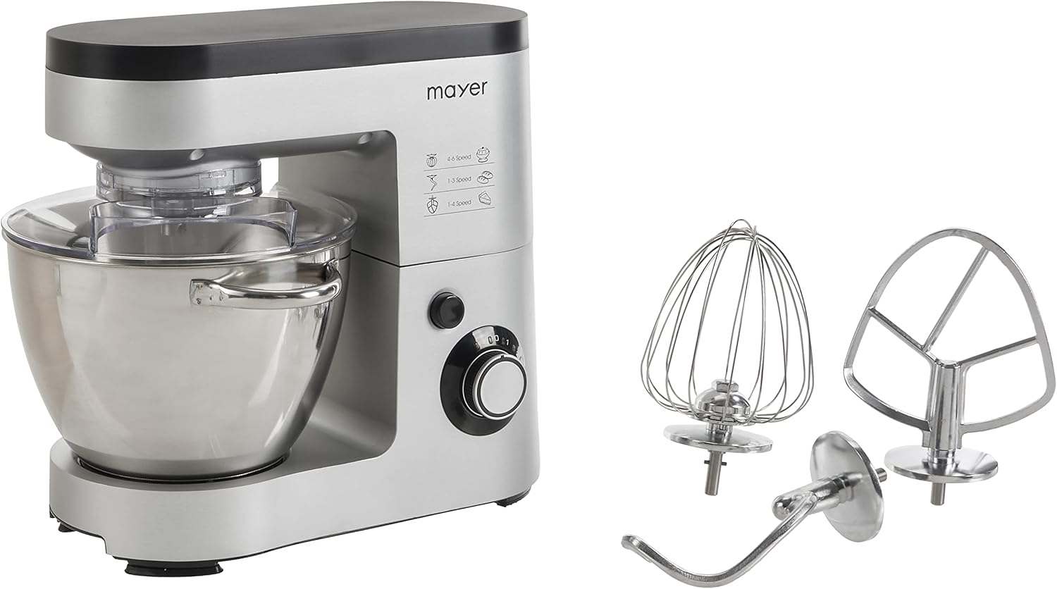 Mayer Stand Mixer MMSM101SR with attachments
