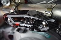 Vista 2 de SCAR Protector Universal de Calor de Escape de Carbono Escudo Protector de Tubo Cubierta de Silenciador para 4 Tiempos Compatible con KTM SXF EXCF