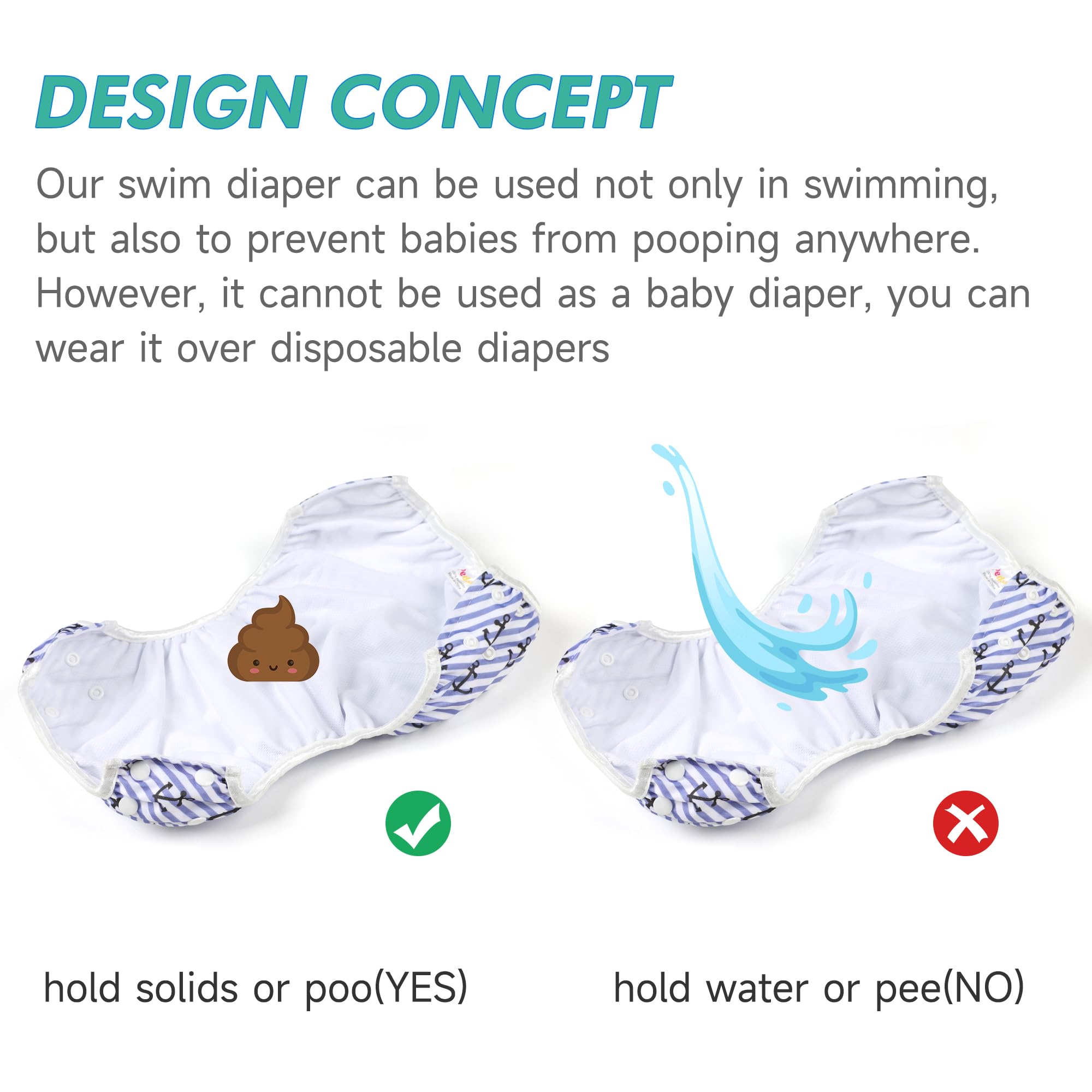 Reusable 4t 3-Pack Reusable Adjustable For Toddlers 9mo-3yrs (20