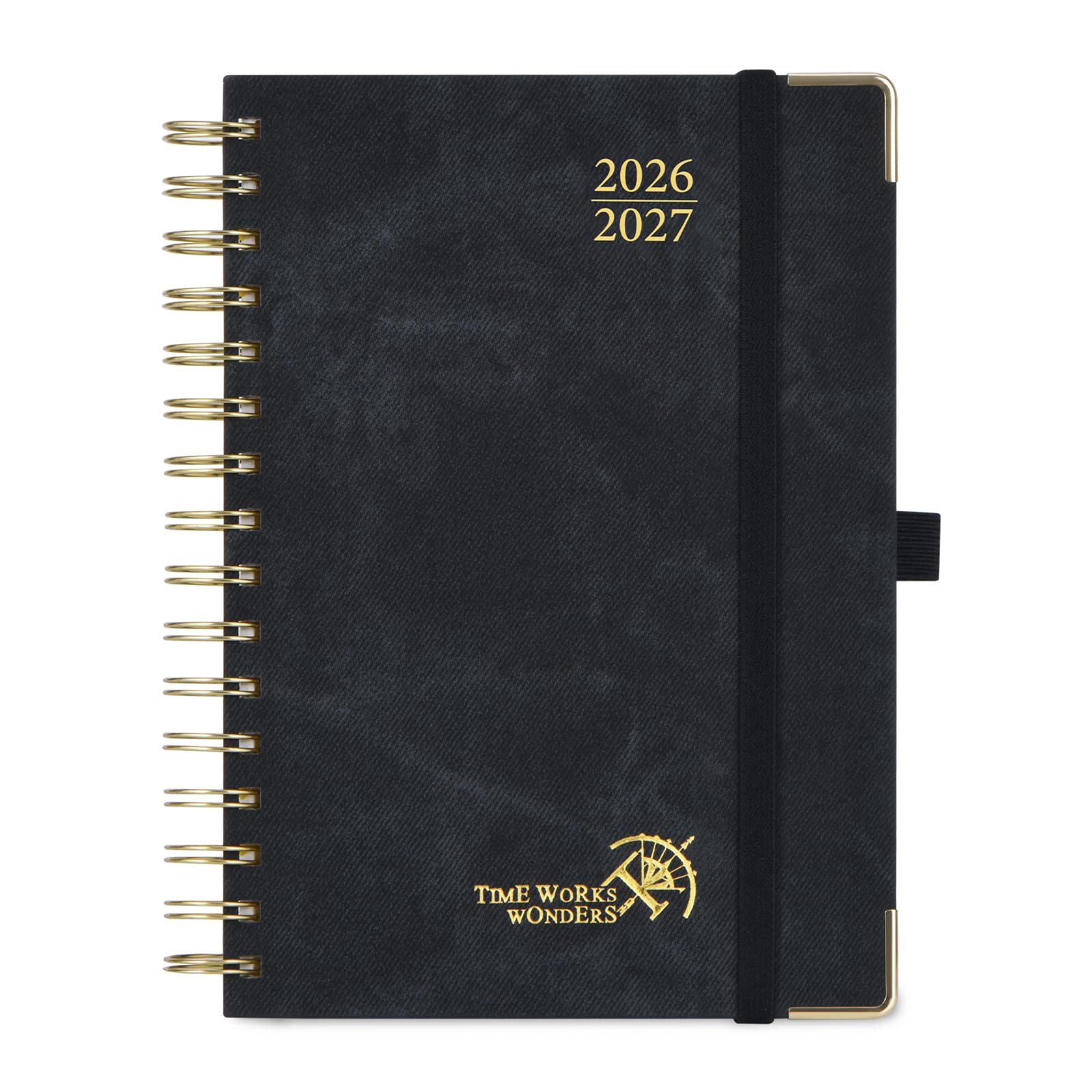 POPRUN Lehrerkalender 2026 2027 A5 auf Deutsch - Lehrerplaner für die Unterrichtsvorbereitung mit Monatliches Register. Schulplaner mit PU-Leder Hardcover