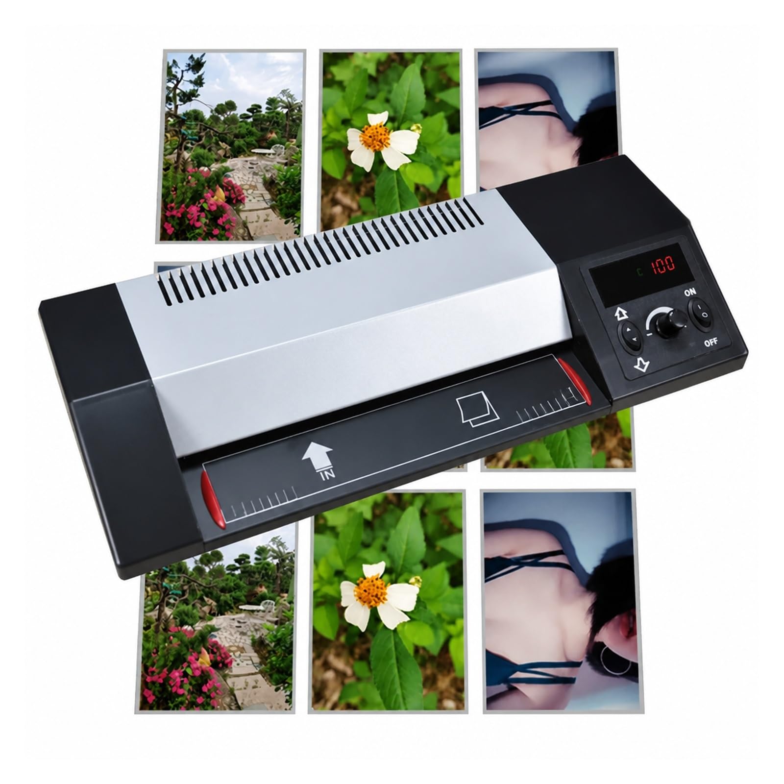 Laminator, Maszyna Do Klejenia Zdjęć A4 Laminowanie Na Gorąco I Zimno 230 Mm do domu i biura