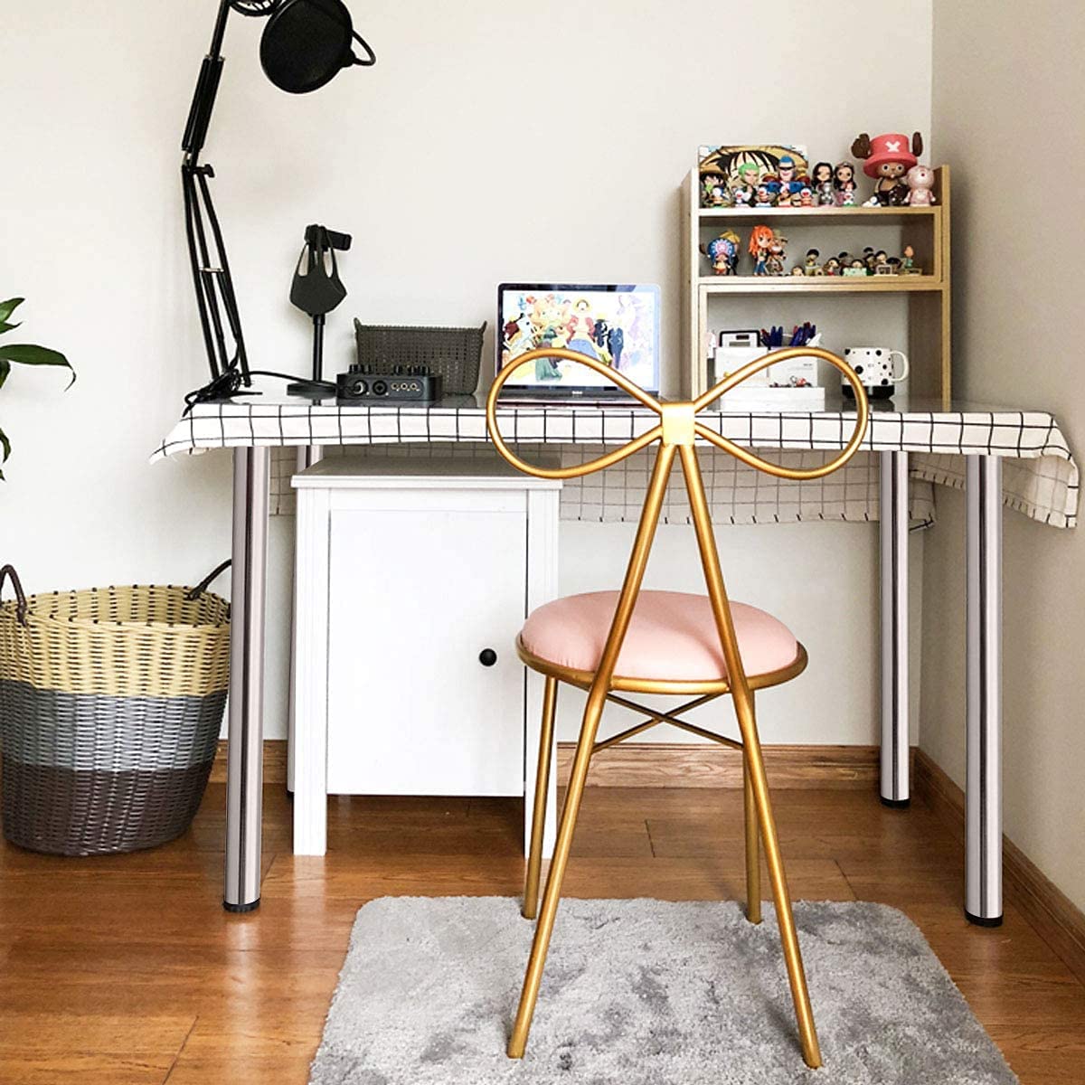 Juego de 4 patas redondas ajustables de acero inoxidable, patas de mesa de 50 cm/60 cm, patas de mesa de metal para muebles de altura regulable, altura total 5 cm, 70 cm (tamaño: 5 cm, color: acero