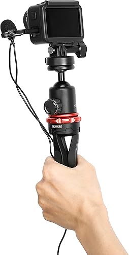 Miniatura 6 de Saramonic LAVMICROU3-OA Micrófono Lavalier Omnidireccional Compacto de Clip-On diseñado para DJI Osmo Action con cable de 6.6 pies (6.6 ft) y