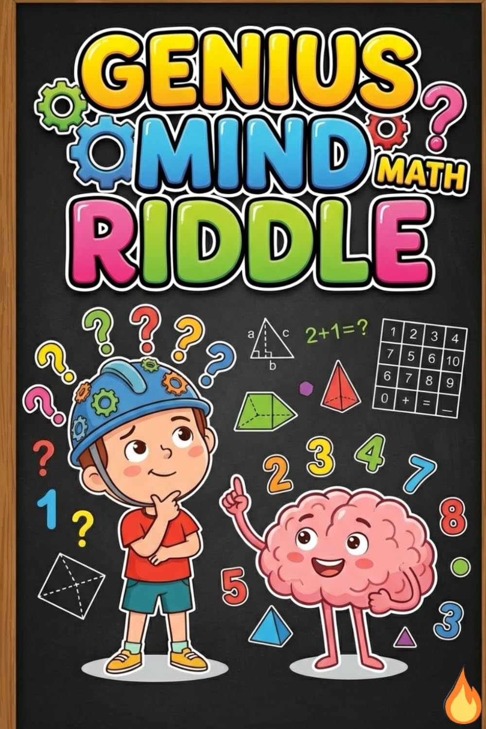 Genius Mind Math Riddles for Kids Ages 8+ 50+ Fun, Tricky & Brain-Boosting Math Puzzles to Build Logic, Problem-Solving & Critical Thinking Skills