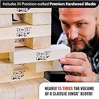 Vista 4 de Juego de madera Jenga GIGANTE JS7 (acumula hasta los 5 pies Edades 12 +)