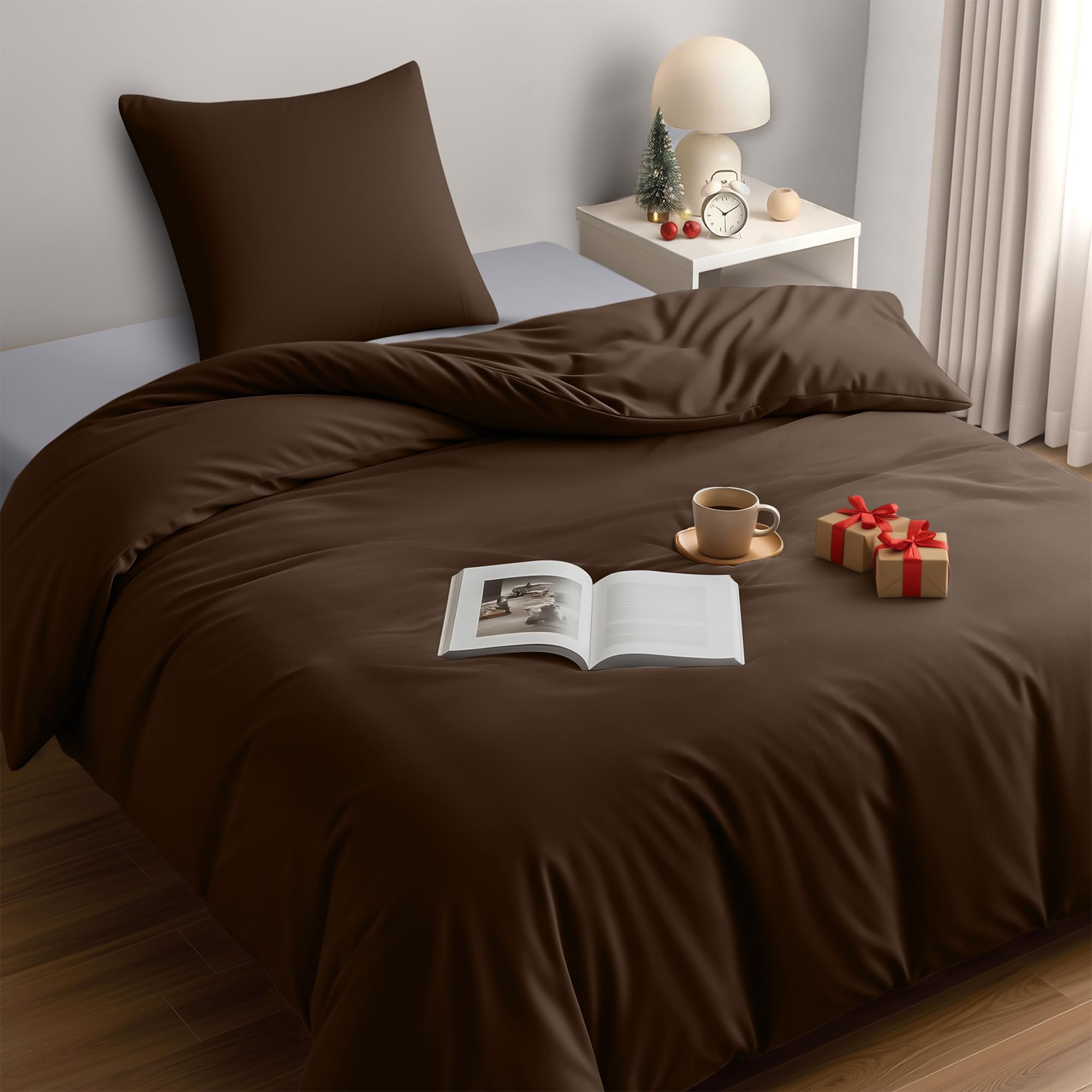 Utopia Bedding Funda Nordica Cama 180 - Microfibra Juego de Funda Nordica 240x260 cm y 2 Fundas de Almohada 65x65 cm (Blanco) — view 72