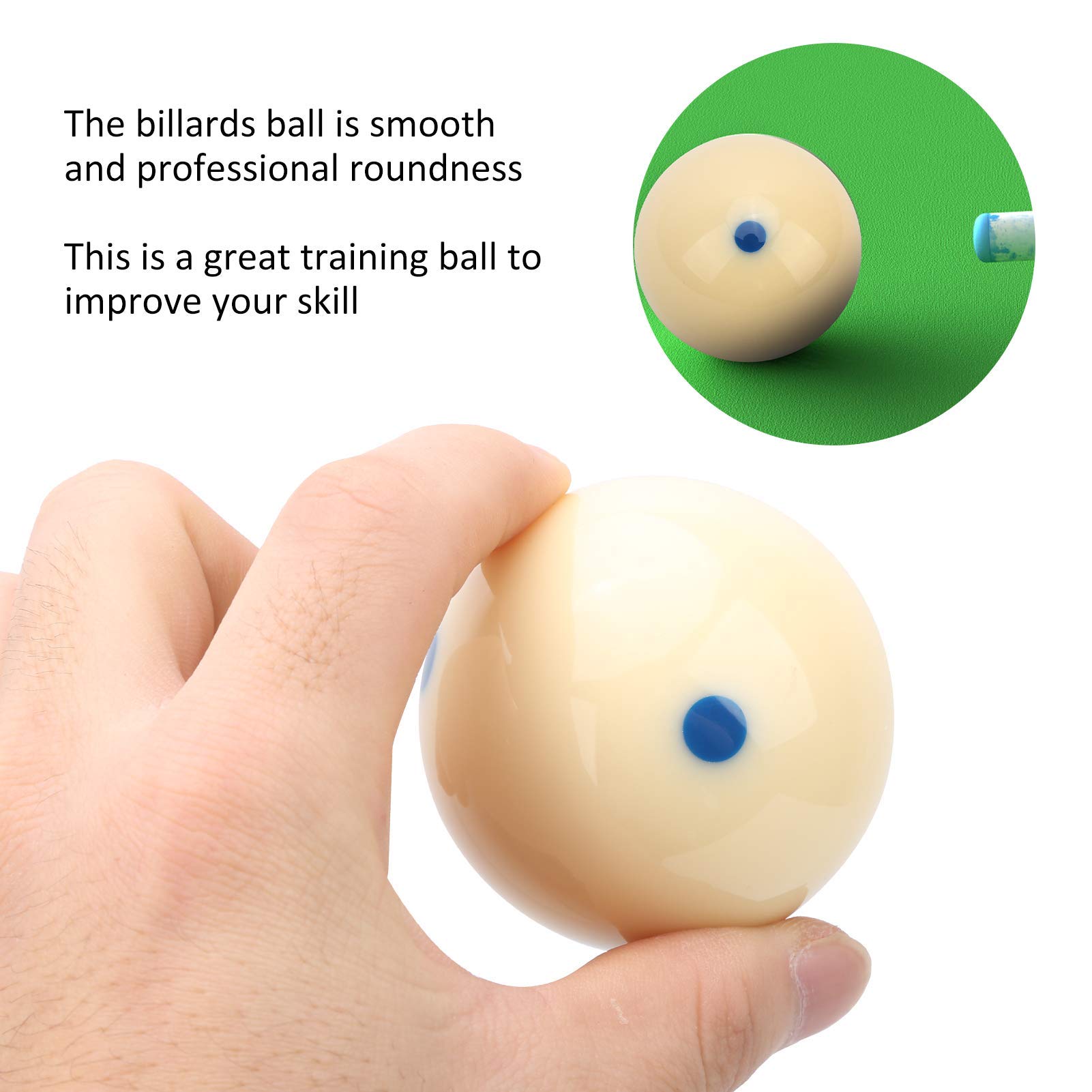 DOT-Spot Cue Ball 57,2 mm Pool Standard Training Ball