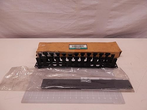 Panduit WMPFSE, cable maestro horizontal, 1RU, color negro