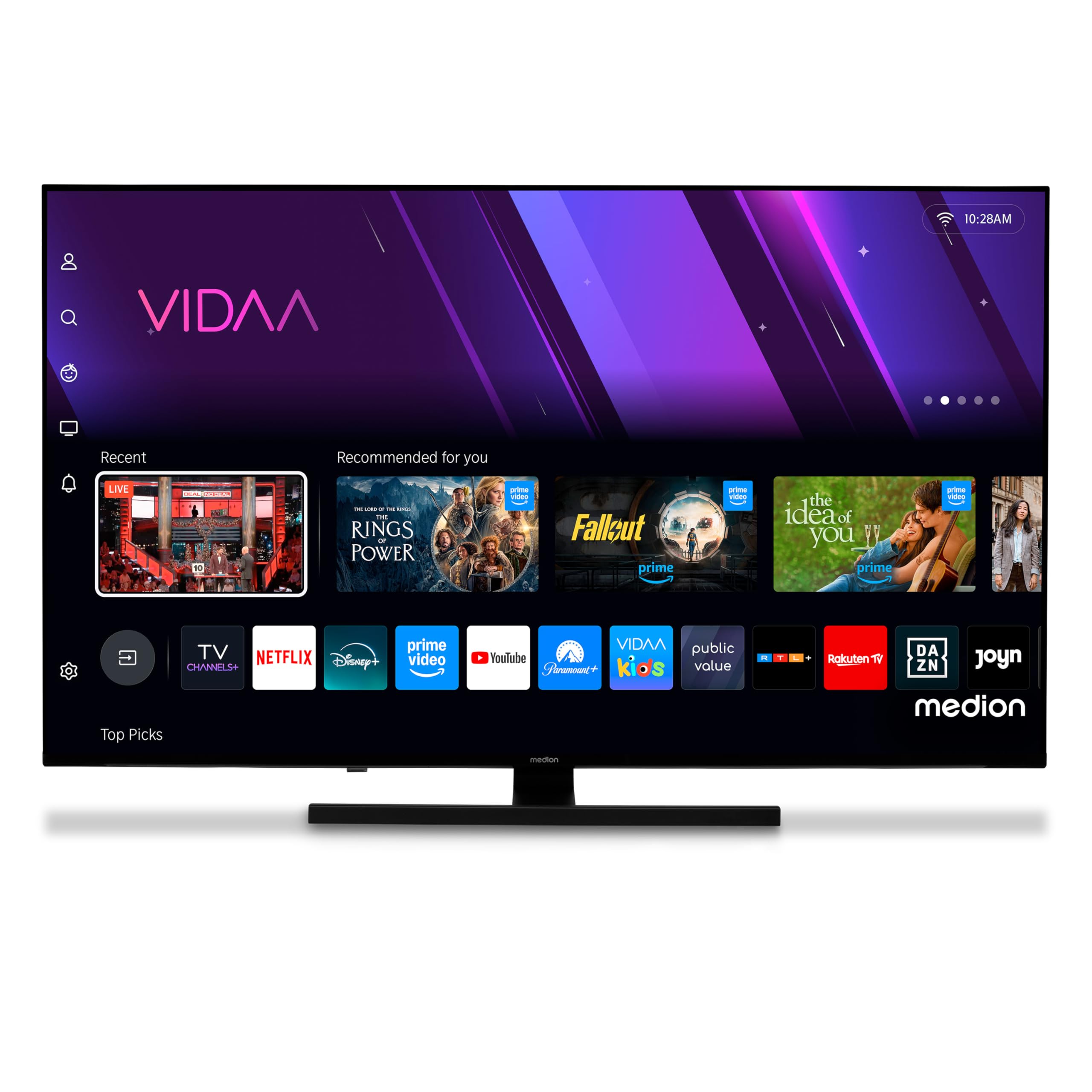 schermo lcd 55 pollici qled smart tv 4k hdvu