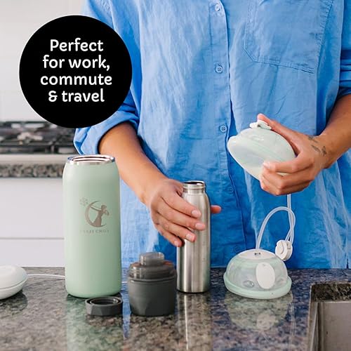 Miniatura 3 de CERES CHILL OG Enfriador y Calentador de Leche Materna – Enfriador Portátil de Leche Materna de 12–34 oz, Almacenamiento y Biberón para Bebé para