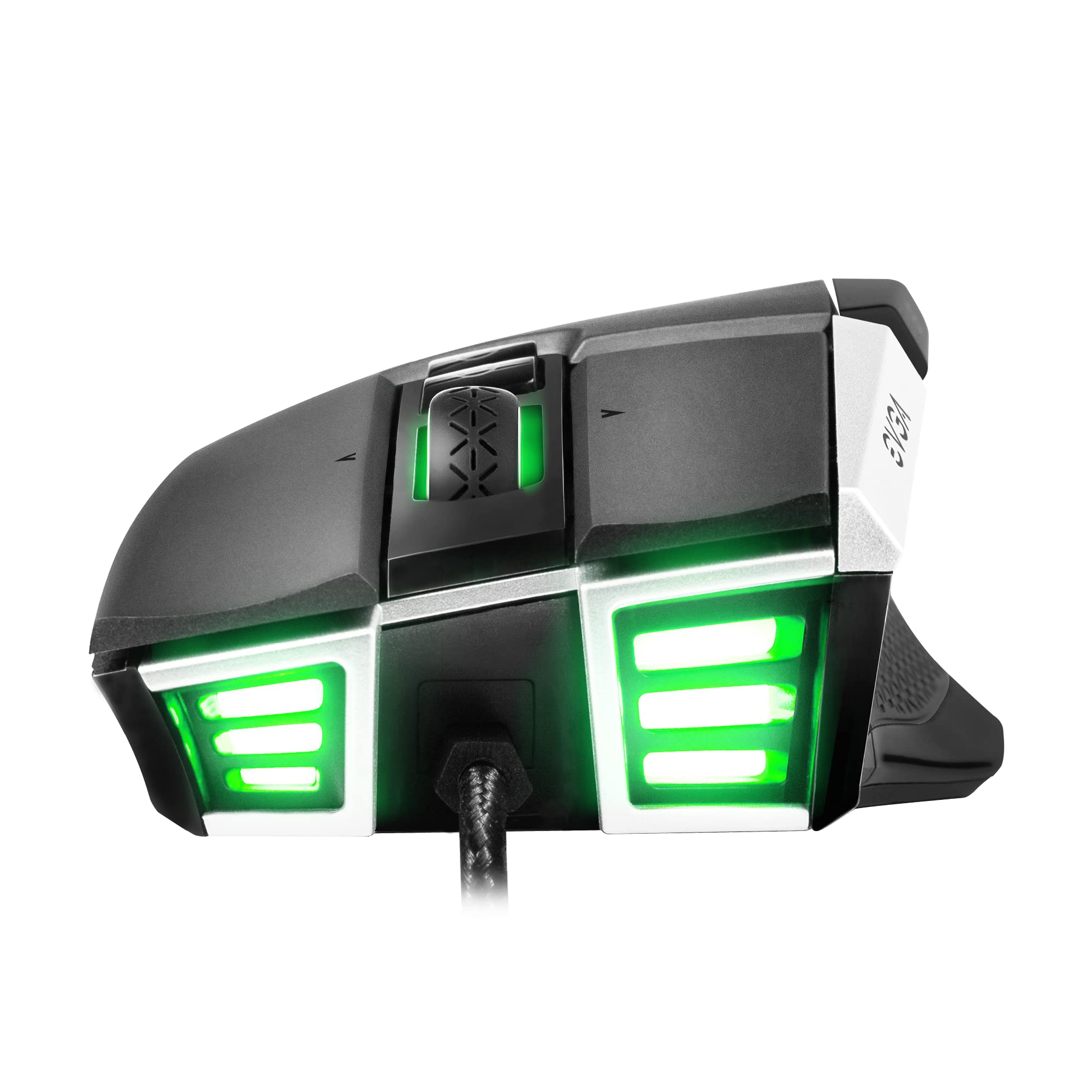 EVGA X17 Gaming Mouse, Filaire, Grey, Personnalisable, 16 000 DPI, 5 Profils, 10 Boutons, Ergonomique 903-W1-17GR-K3