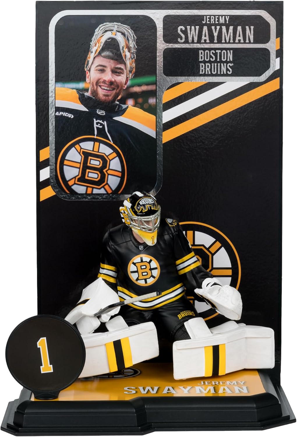 McFarlane Toys - Jeremy Swayman (Boston Bruins) NHL 7in Posed Figure McFarlane's SportsPicks