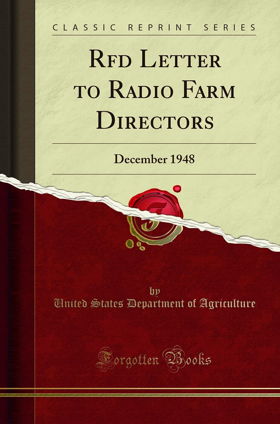 Rfd Letter to Radio Farm Directors: United States Department of ...