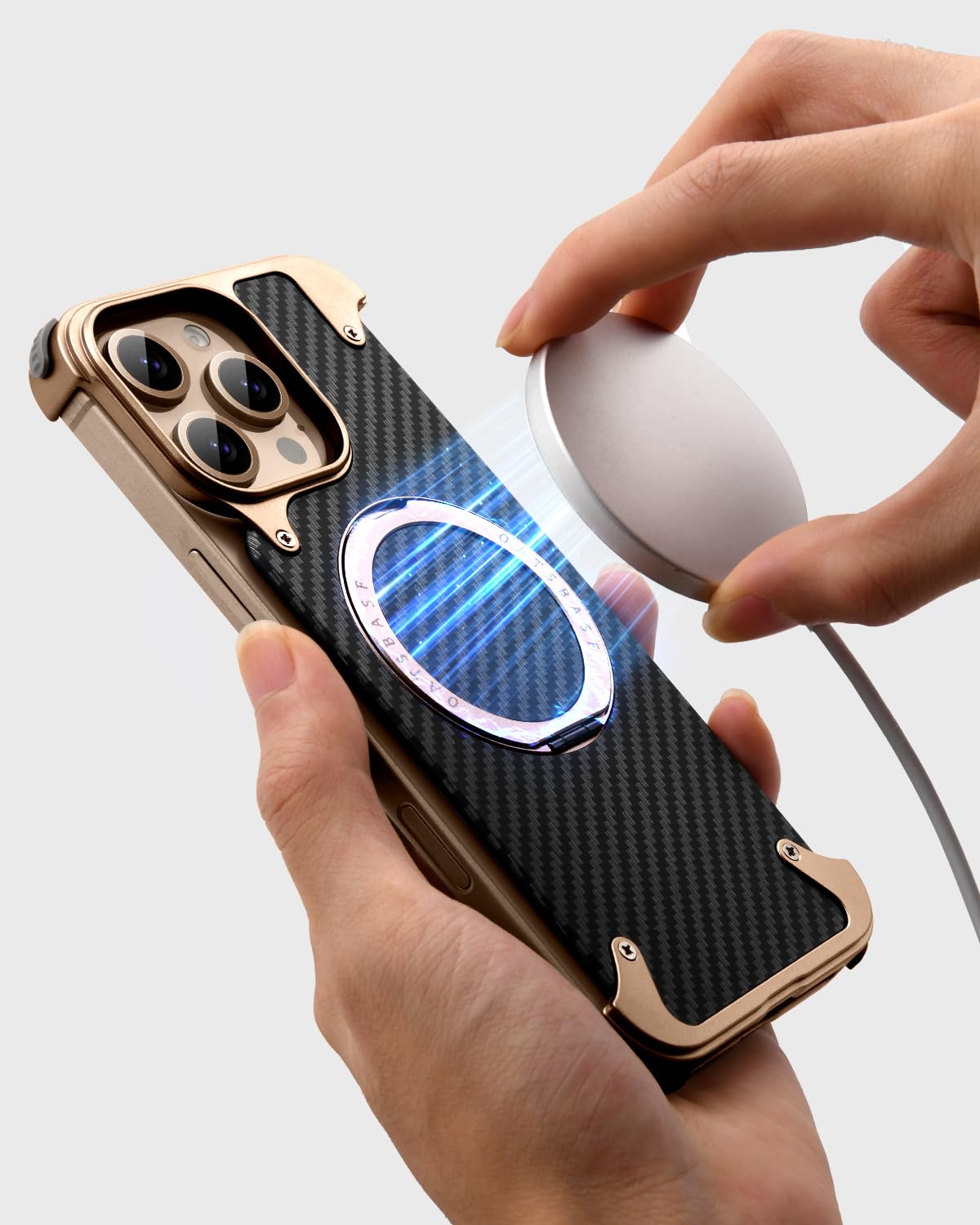 Amazon.com: OATSBASF Frameless for iPhone 16 Pro Max 6.9