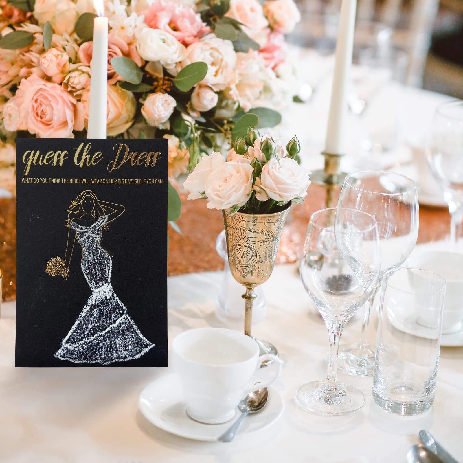 open lace back dress Amazon.com: Bridal Shower Games - 50Pcs Guess The Dress Bridal Shower Game  for Guests
