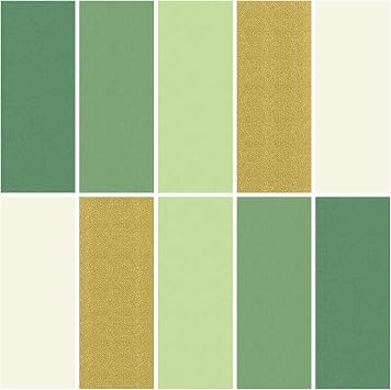 100 Sheets Green Tissue Paper 20 X 14 Inches Sage Green & Gold Tissue Paper for Gift Bags Gift Wrapping Paper Dark Green Tissue Paper Bulk for Craft Wedding Birthday Baby Shower Party Decorations