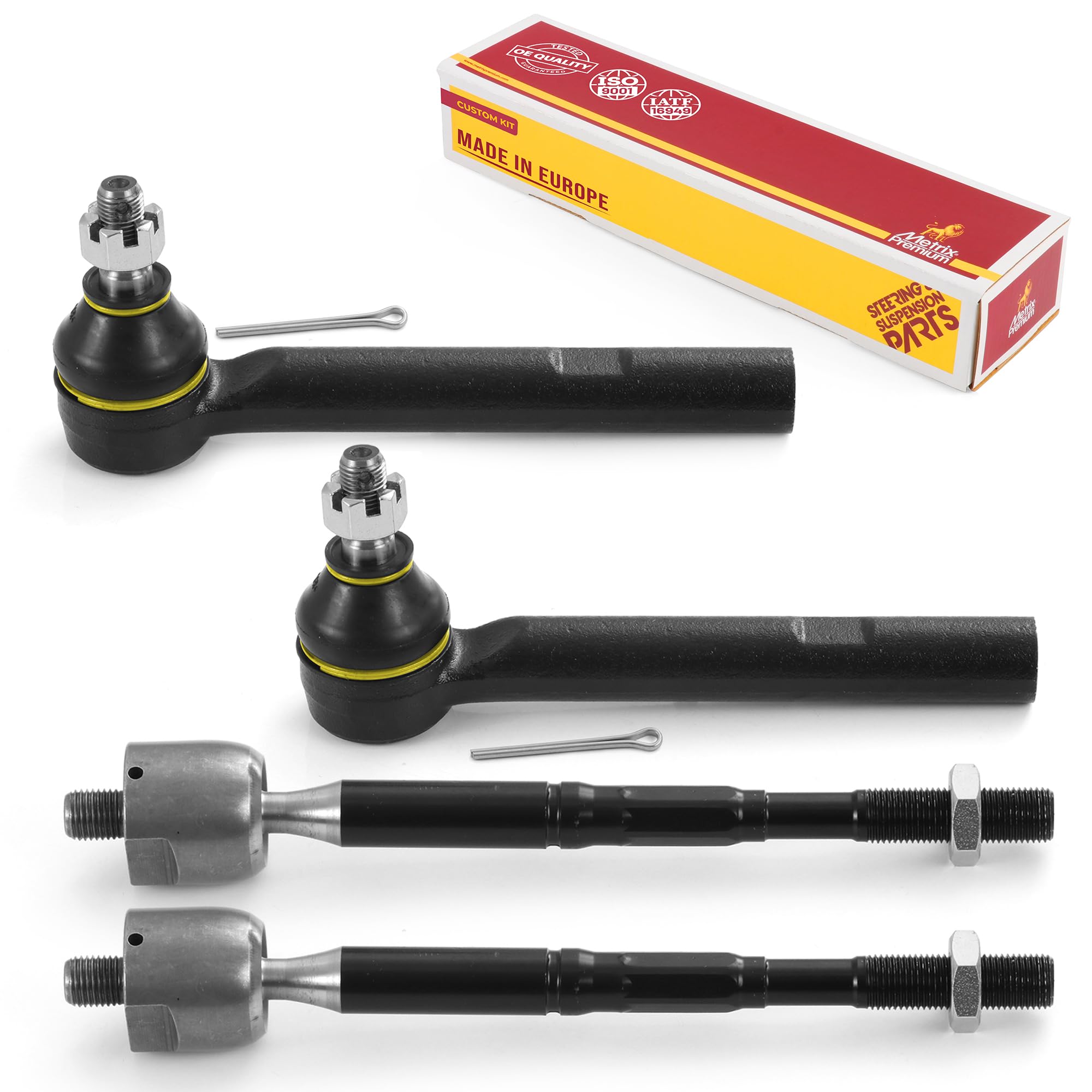 Metrix Premium Chassis Parts Inner & Outer Tie Rod End Kit