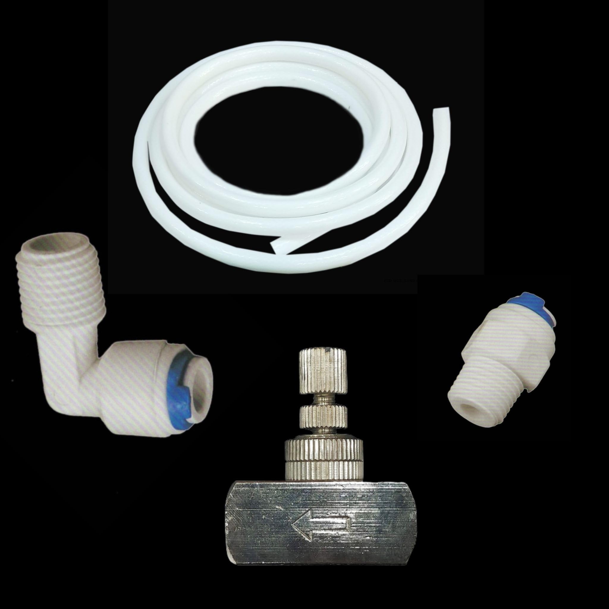 Wellon Brass Tds Adjuster/Controller Kit for Ro Water Purifier [ Brass Tds Controller, 2 Tee Connectors & 3 Meters Pipe ]-image-30