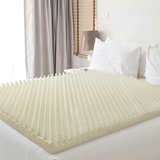 Vaunn Medical Egg Crate Mattress Topper, Ventilated