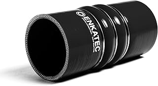 ENKATEC(TM) Conector de manguera de silicona de 160 mm, ID 45-102 mm, color: negro, diámetro interior: 45 mm