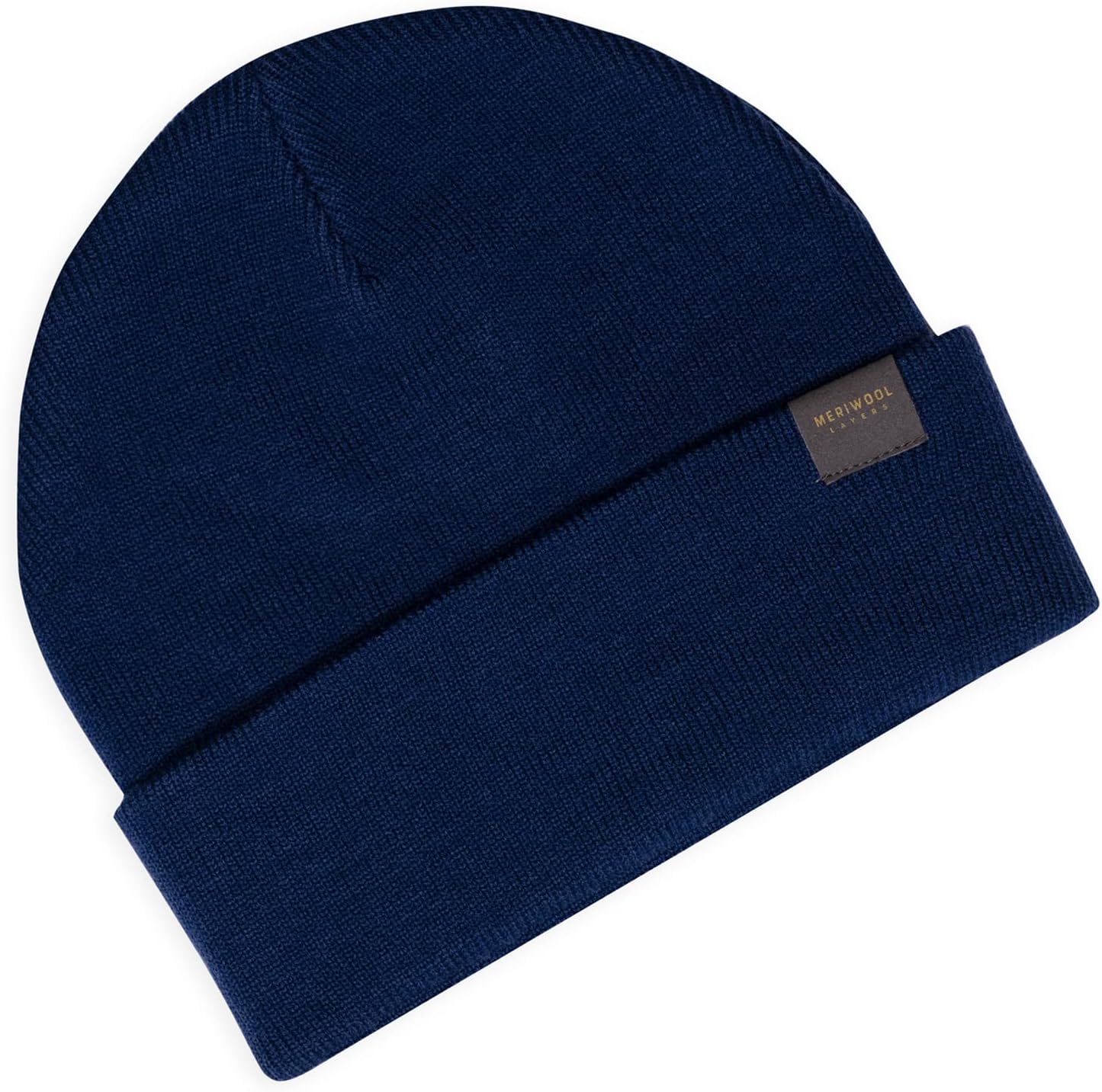 MERIWOOL Beanie for Men and Women - Merino Wool Blend Ribbed Knit Winter Hat