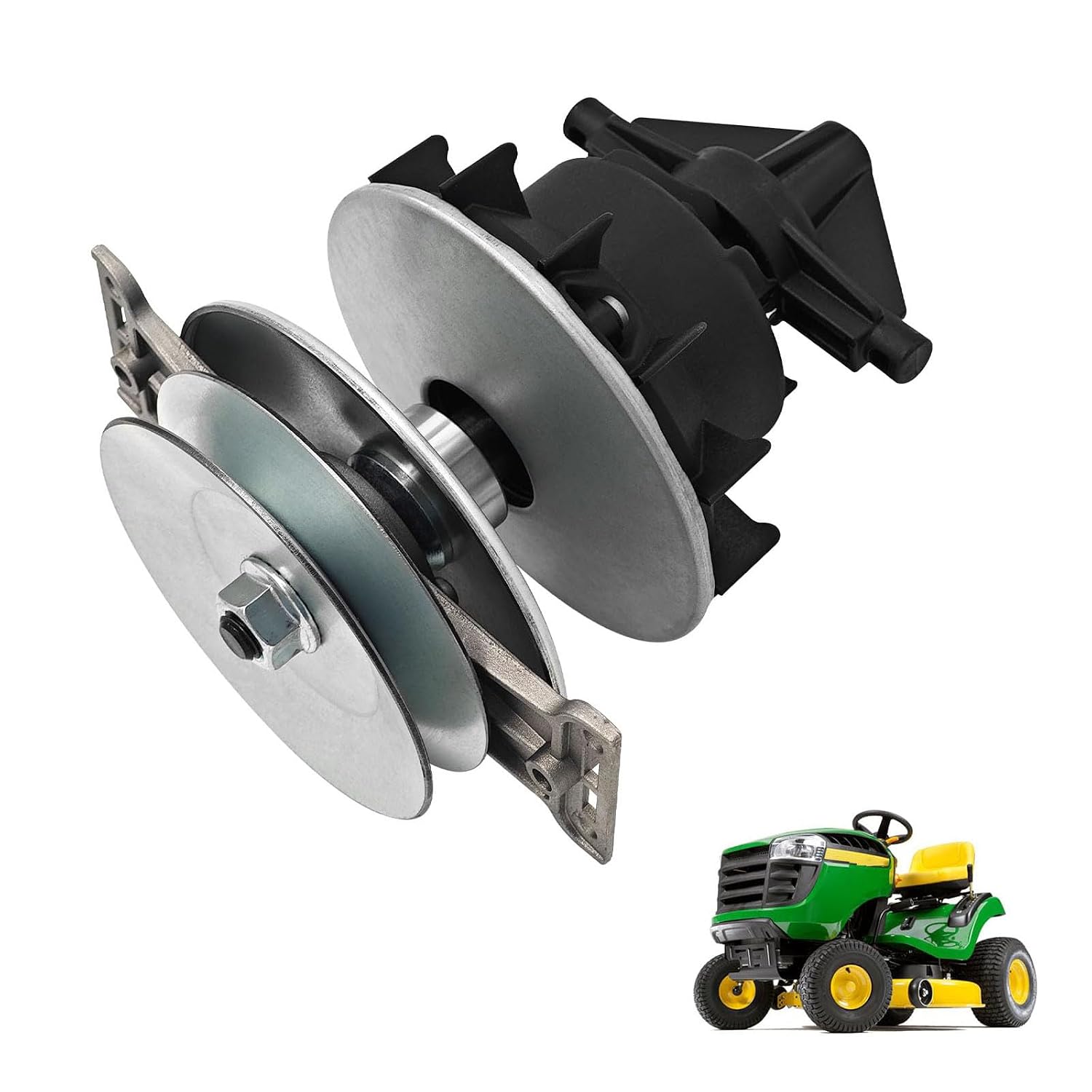 Driver Kit/Primary Pulley Compatible with John Deere RT400 Transmission Repl D105 E100 X105 X106 Replace MIA13031