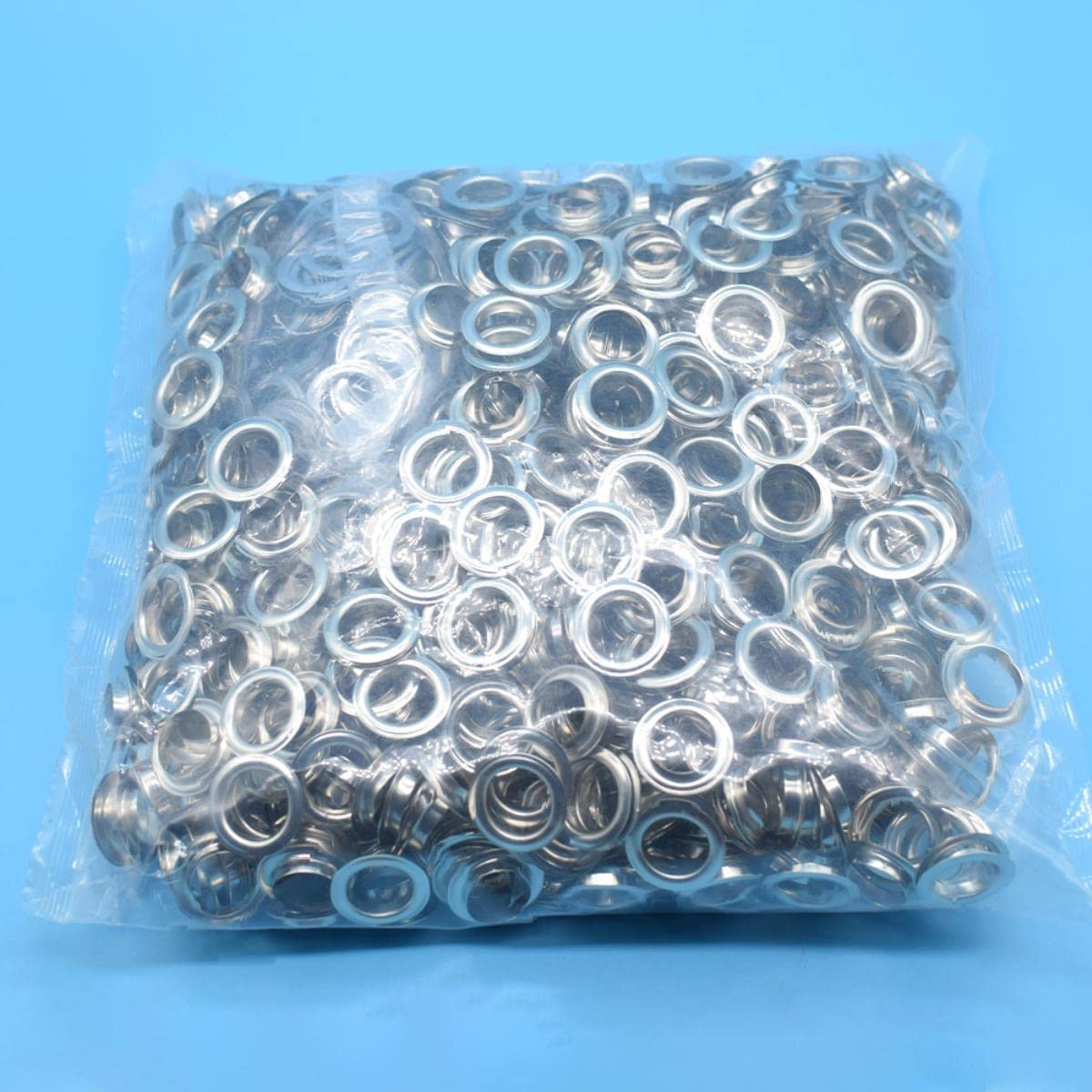 1000 Sets Metallösen für Taschen, Lederzelte, 8 mm, 10 mm, 12 mm, 14 mm, Ösen, Bastelbedarf, Stoff, Kleidungszubehör, 8 mm, Bronze