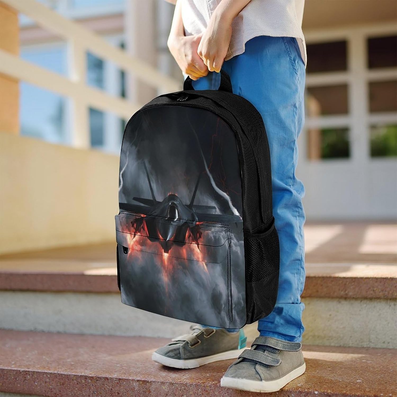 F‑35 Jet Fighter Backpack Lightweight Backpacks Work Bag