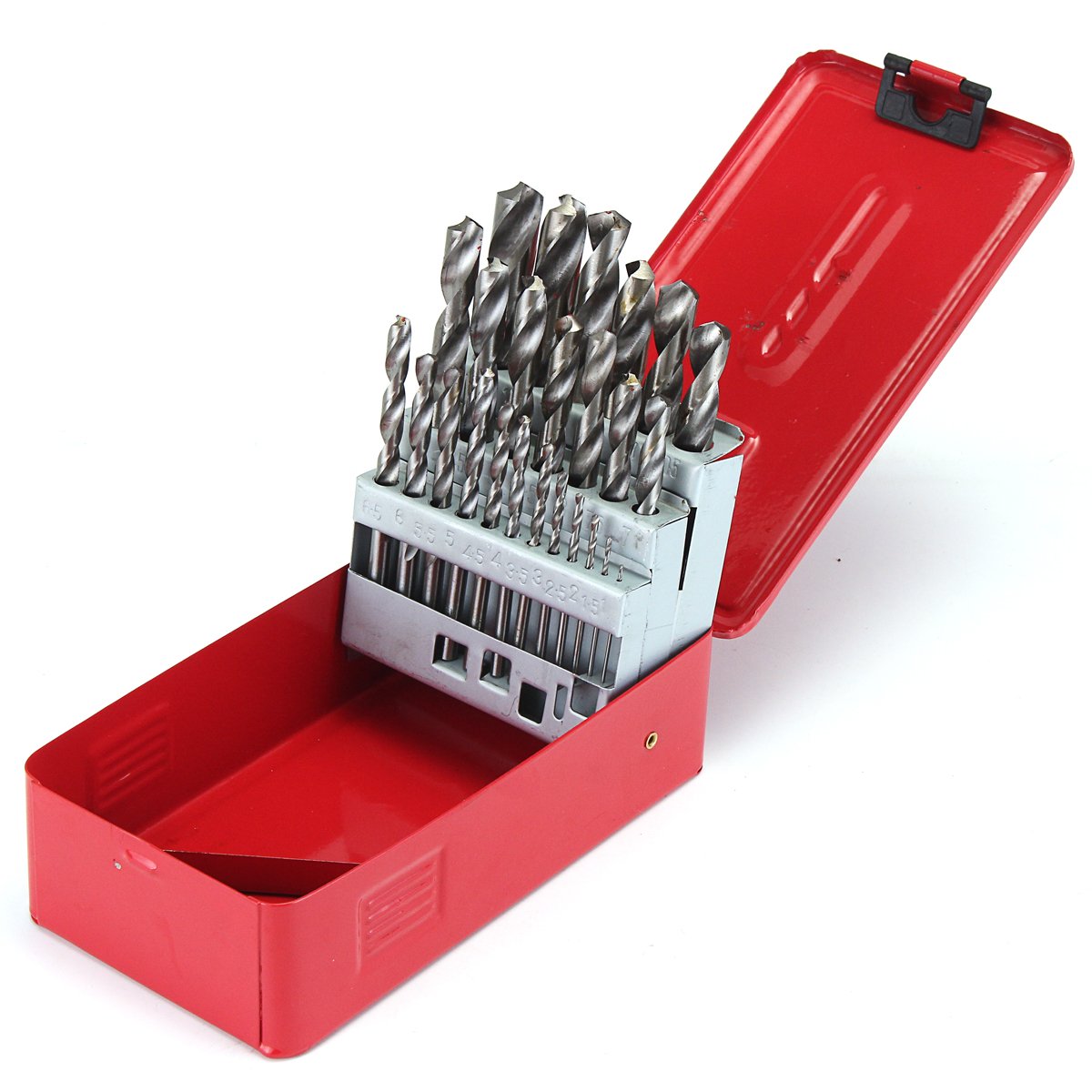 RanDal Juego De Brocas Helicoidales Hss 38Pcs 1-13Mm Con Estuche
