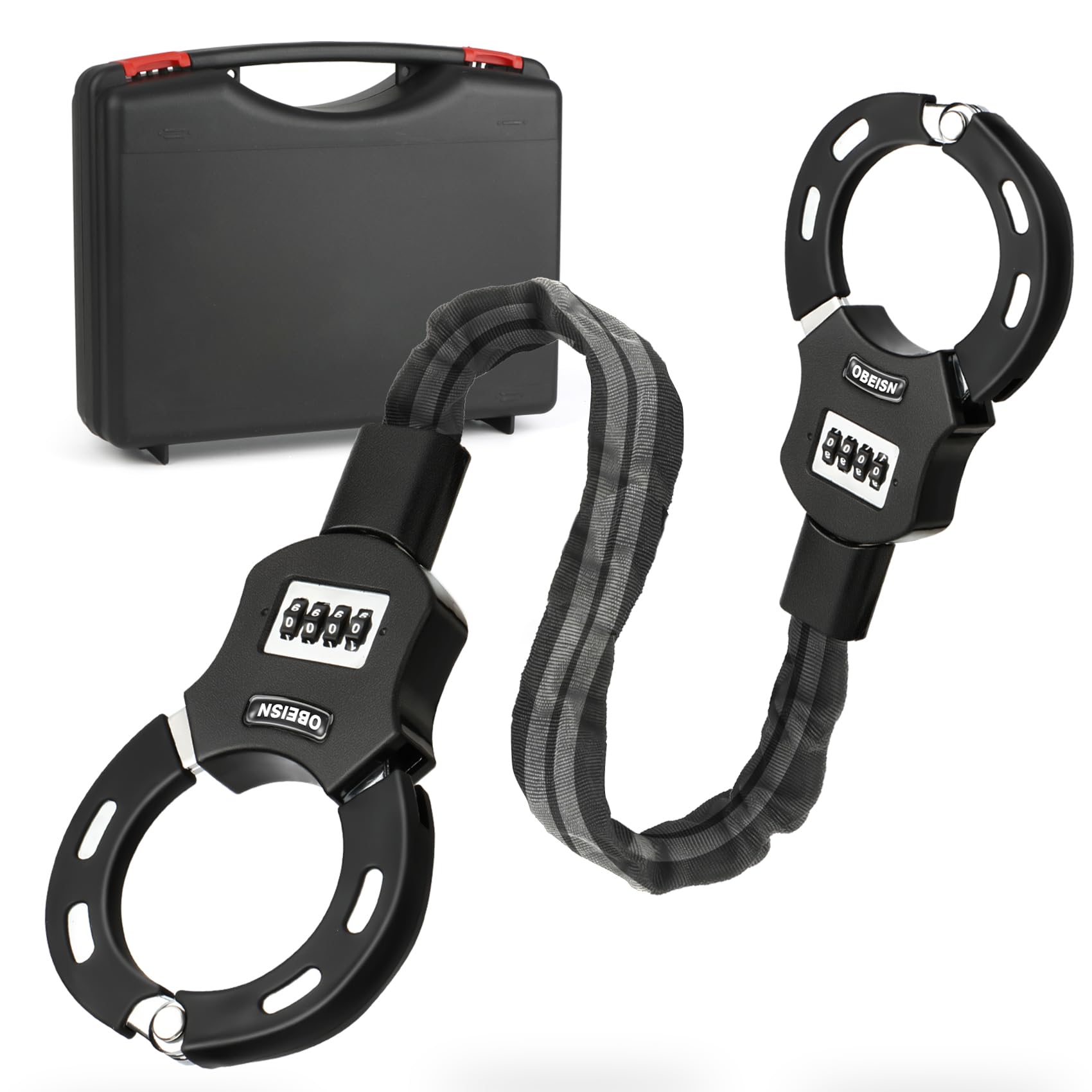 NextSeal E-Scooter Schloss Mit Zahlencode - 12mm Dick, 105cm Lang, Doppelte Sicherung