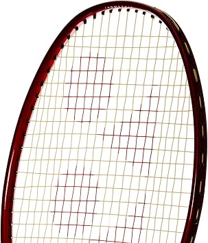 YONEX Badminton Racket Nanoray Series 2018 with Full Cover Professional Graphite Carbon Shaft Light Weight Competition Racquet High Tension Fast Speed Performance (NR6000I - Black/Red, Pack of 1)