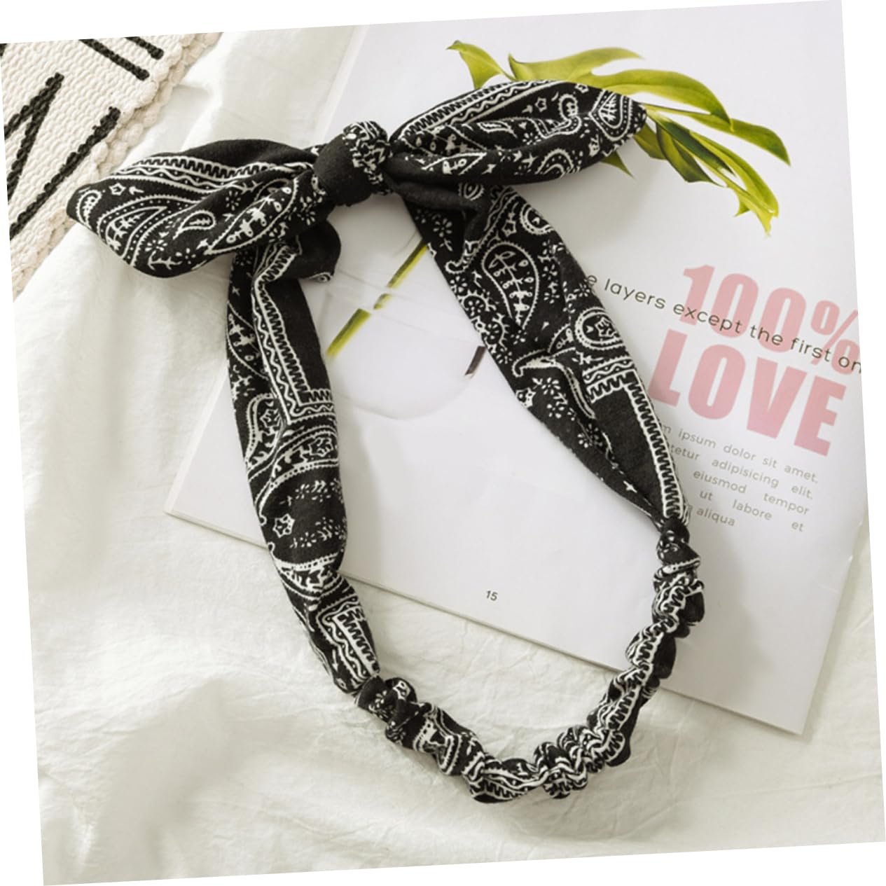 Didiseaon 2 Juegos de Diademas con Lazo para Mujeres Y Niñas Accesorios para El Cabello para Niñas Escolares Diademas Elásticas de Moda 6 Unidades